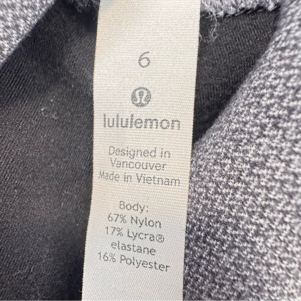 Lululemon Align Legging Women's Size 6 Gray Stretch High-Rise Pant 24" Yoga Gym - Picture 3 of 11
